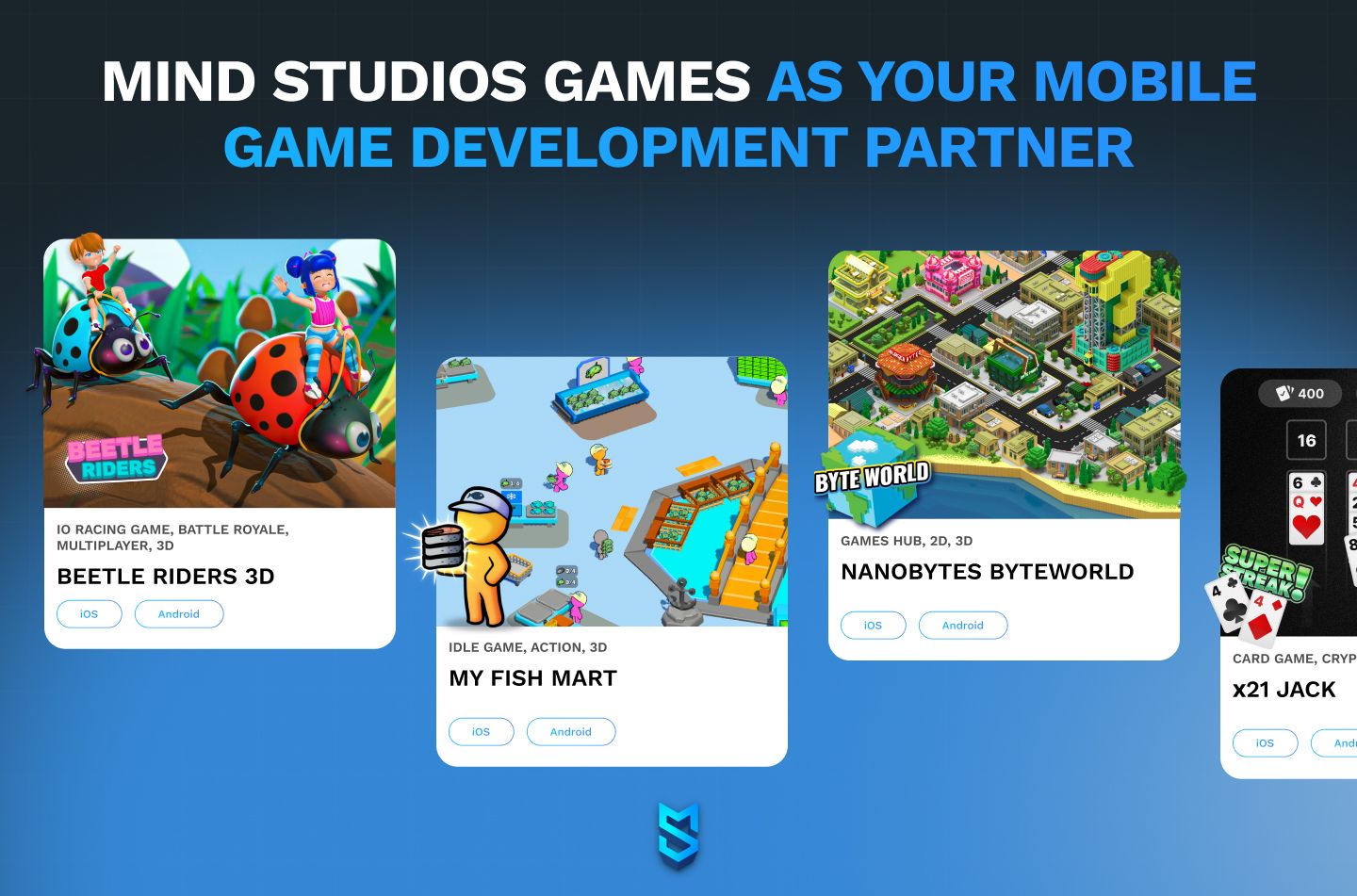 Mind Studios Games as your mobile game development partner
