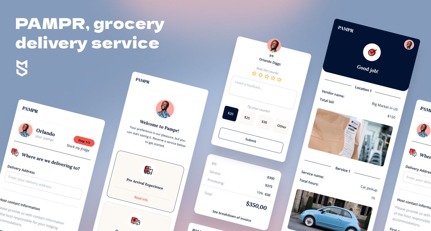 Pampr Grocery Delivery Service