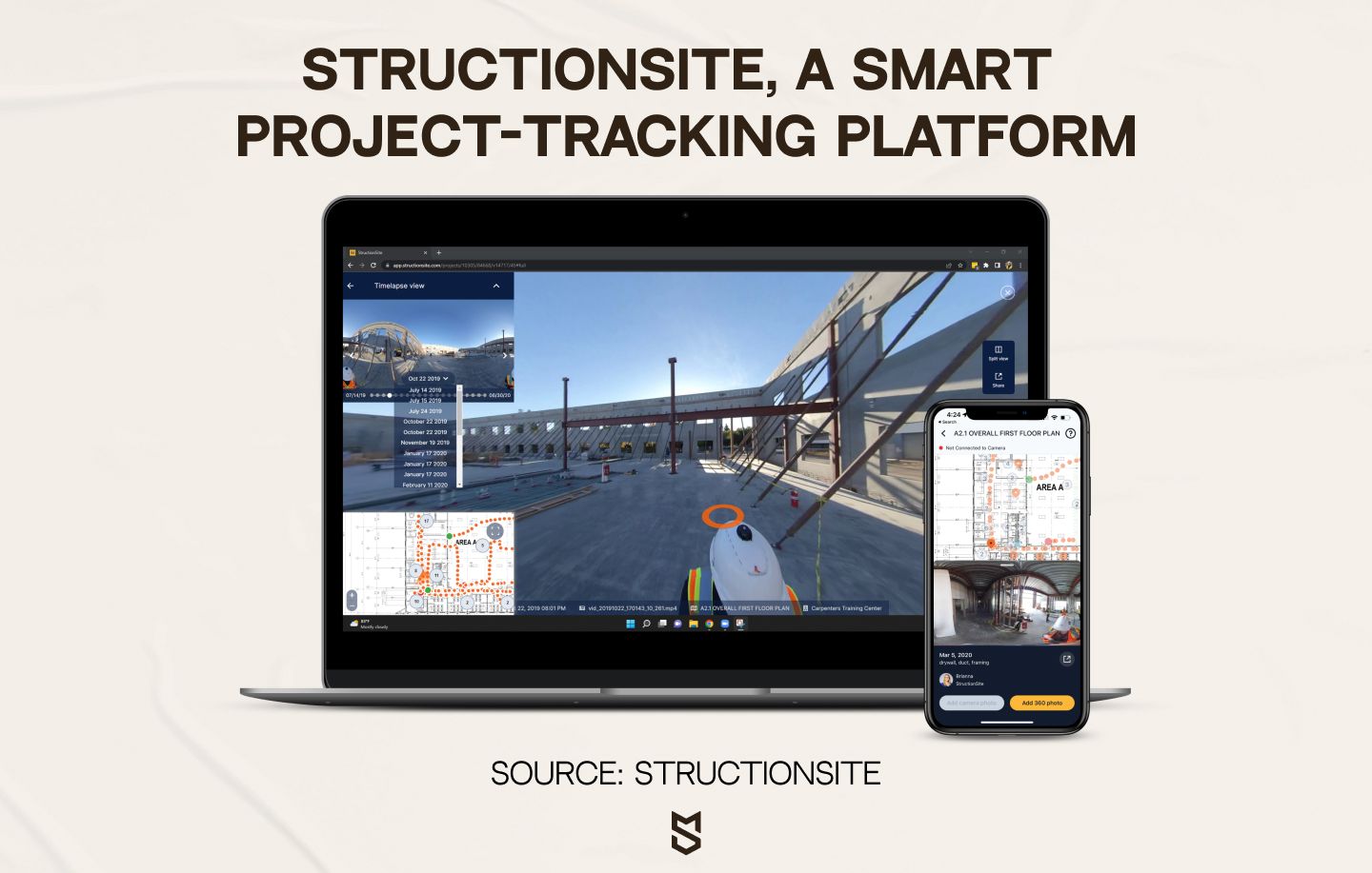 StructionSite, a smart project-tracking platform
