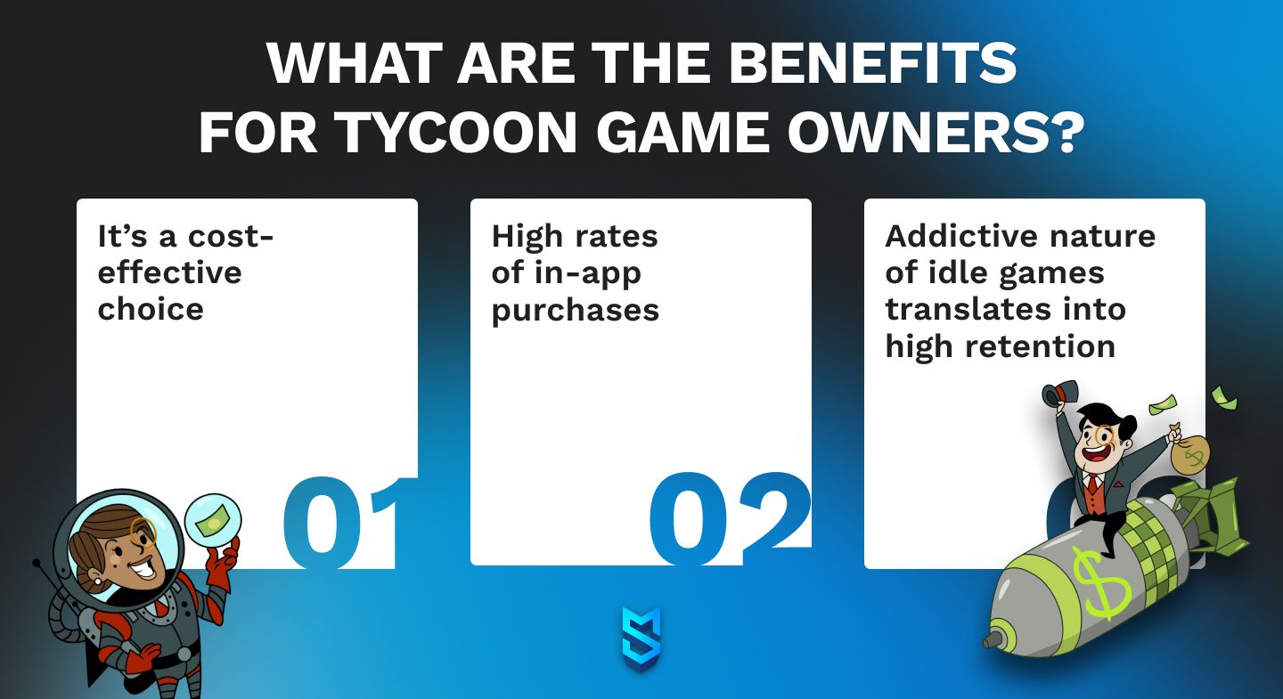 What are the benefits for tycoon game owners?