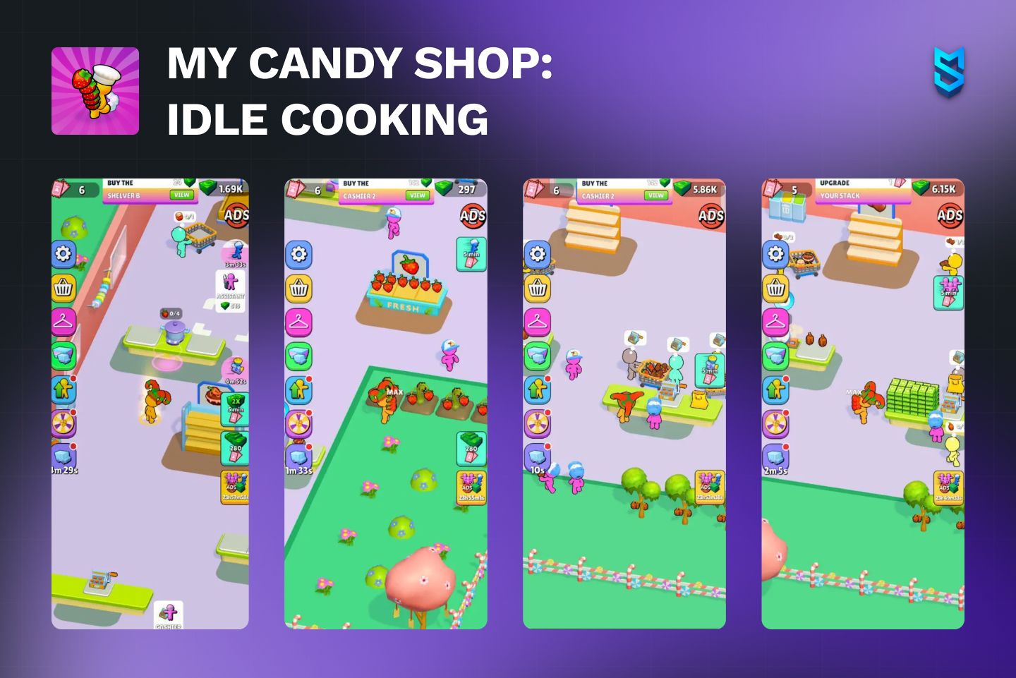 My Candy Shop: Idle Cooking