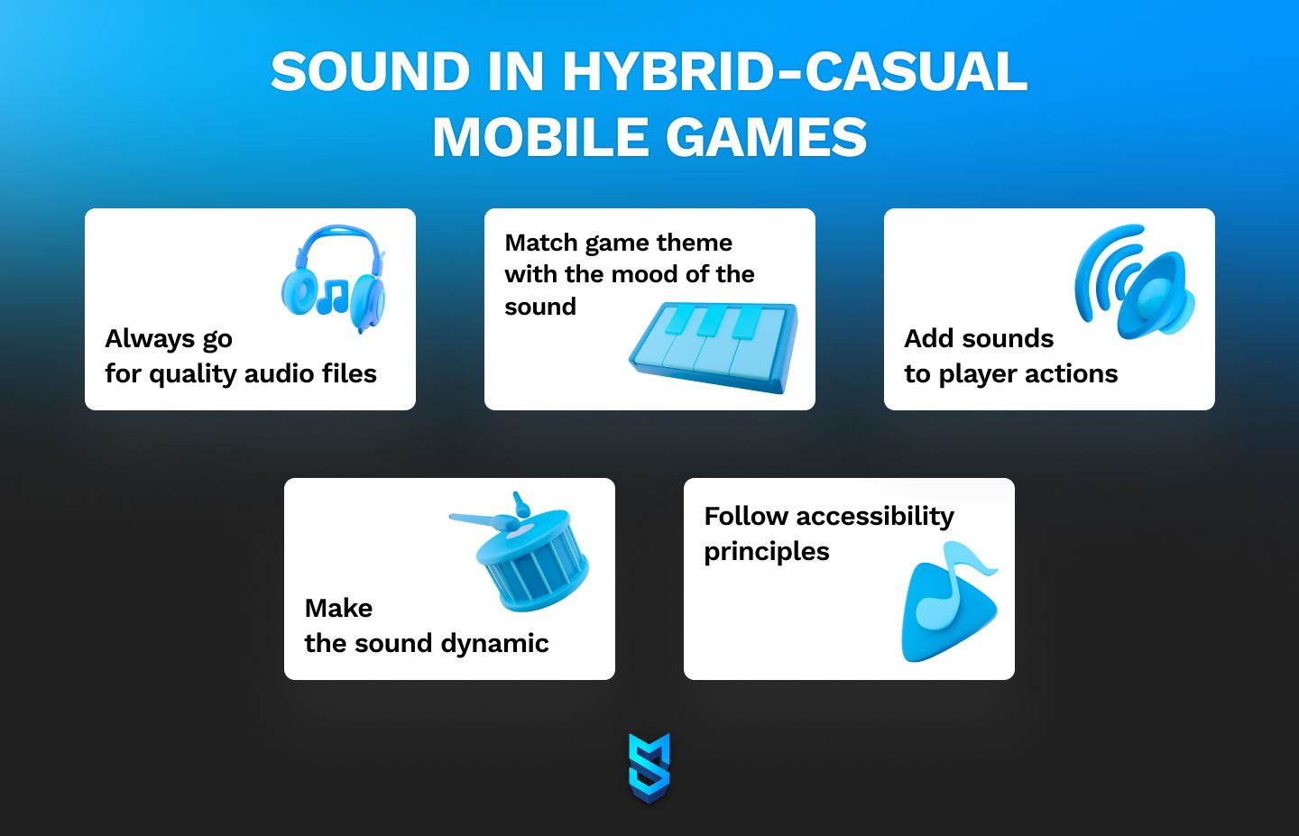 Sound in hybrid-casual mobile games
