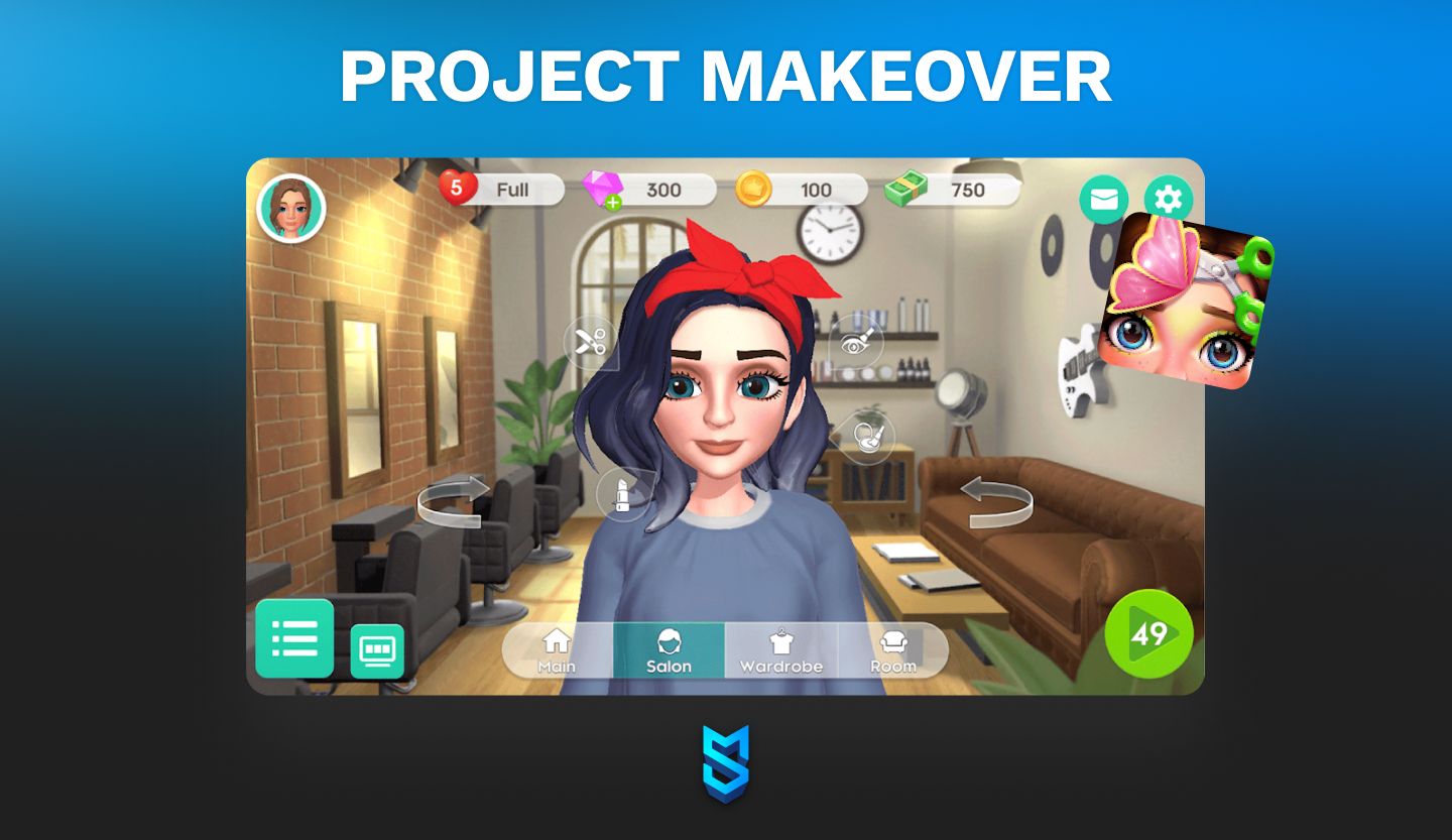 Casual core + narrative meta: Project Makeover