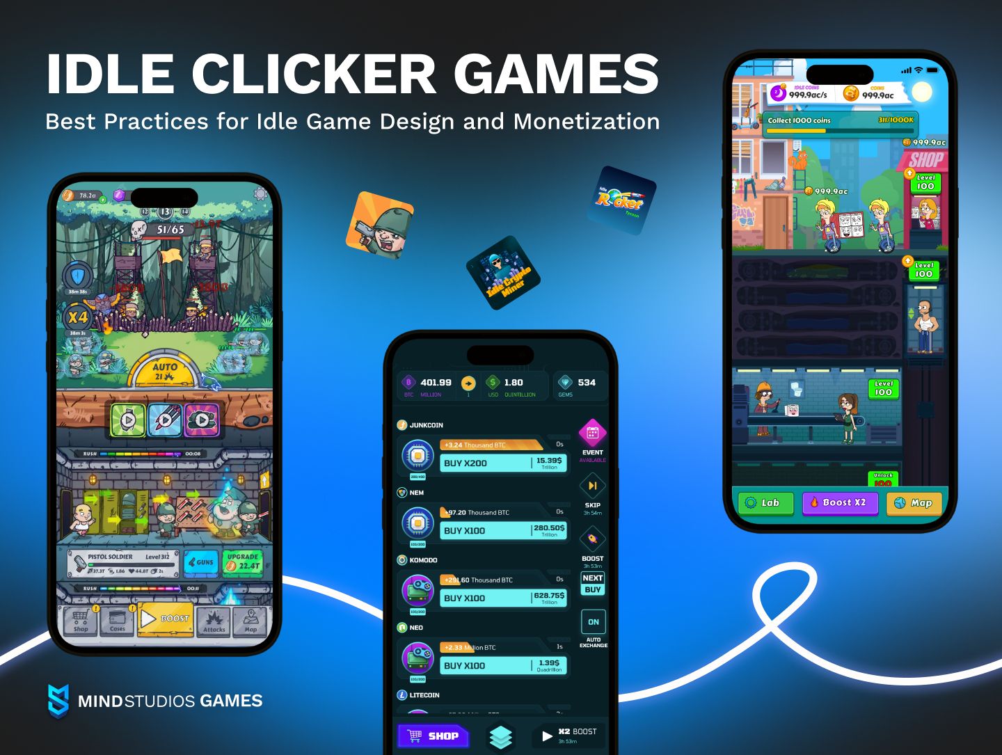 Idle Clicker Games: Best Practices for Idle Game Design and Monetization -  Mind Studios