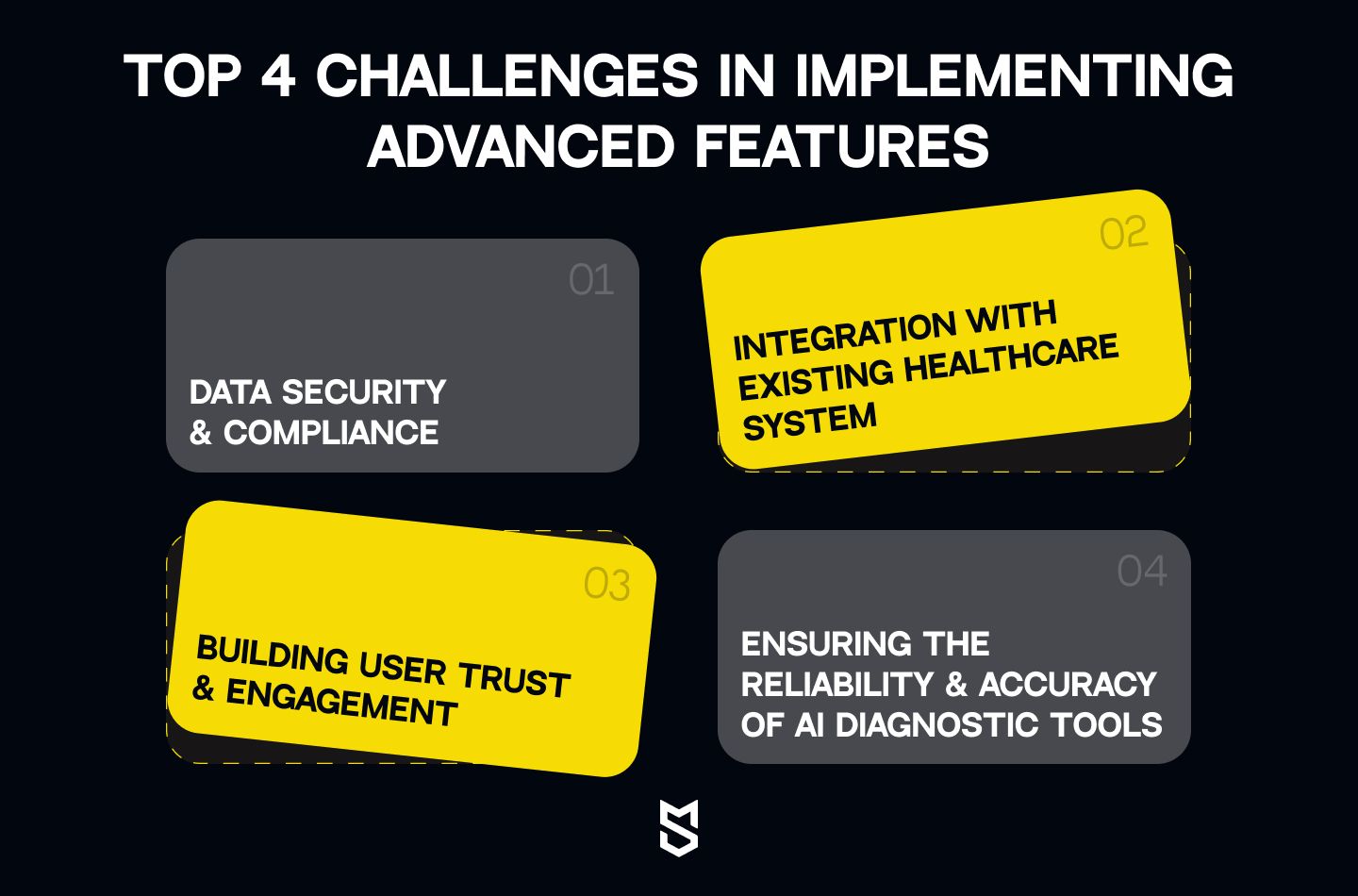 Top 4 challenges in implementing advanced features