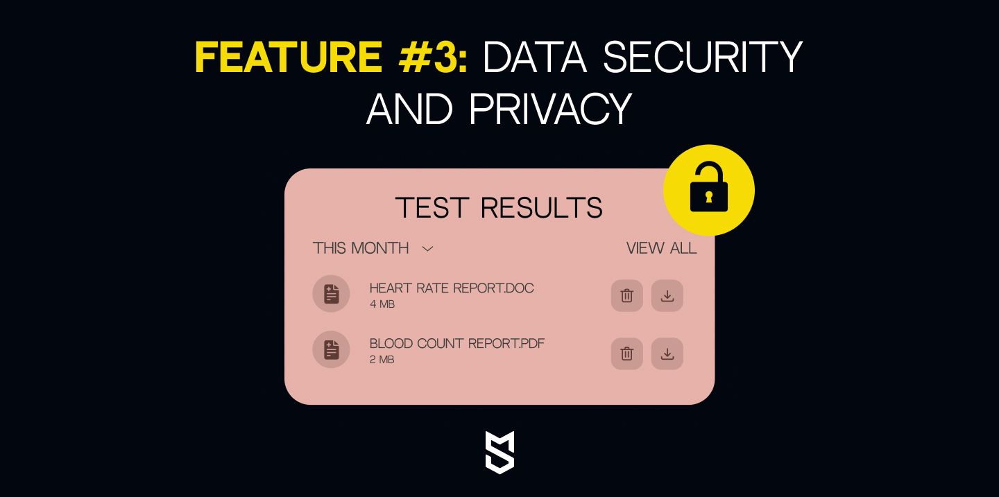 Feature #3: Data security and privacy