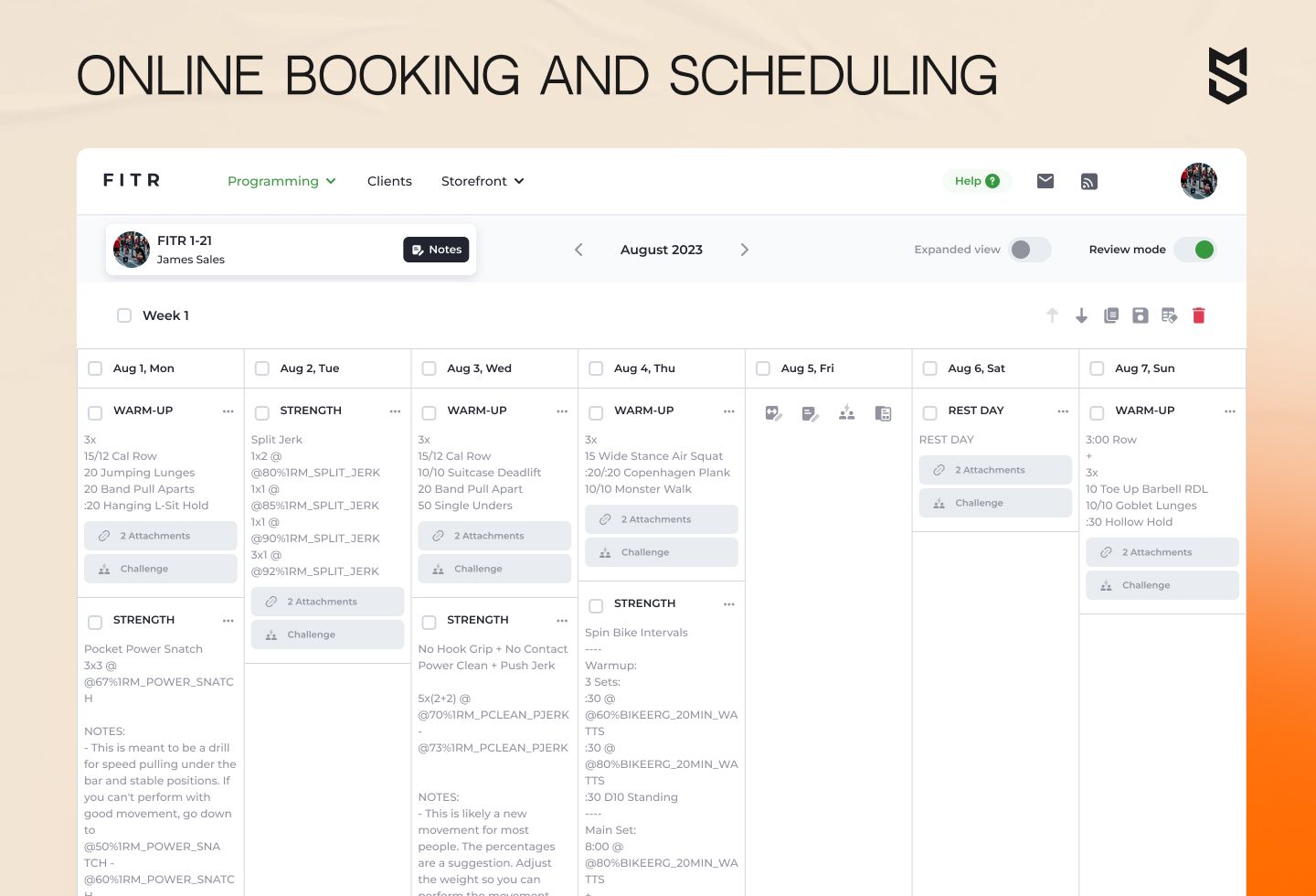 online booking and scheduling