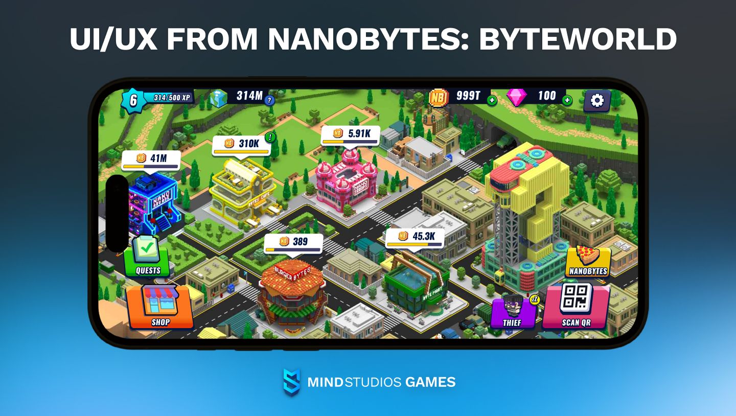 UI/UX from NanoBytes: ByteWorld