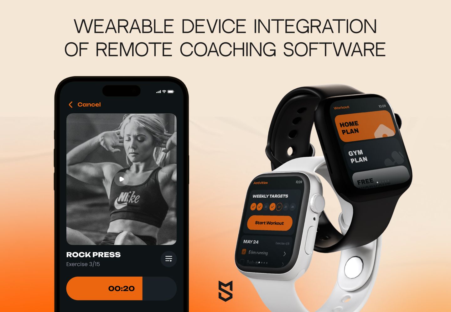wearable device integration of remote coaching software