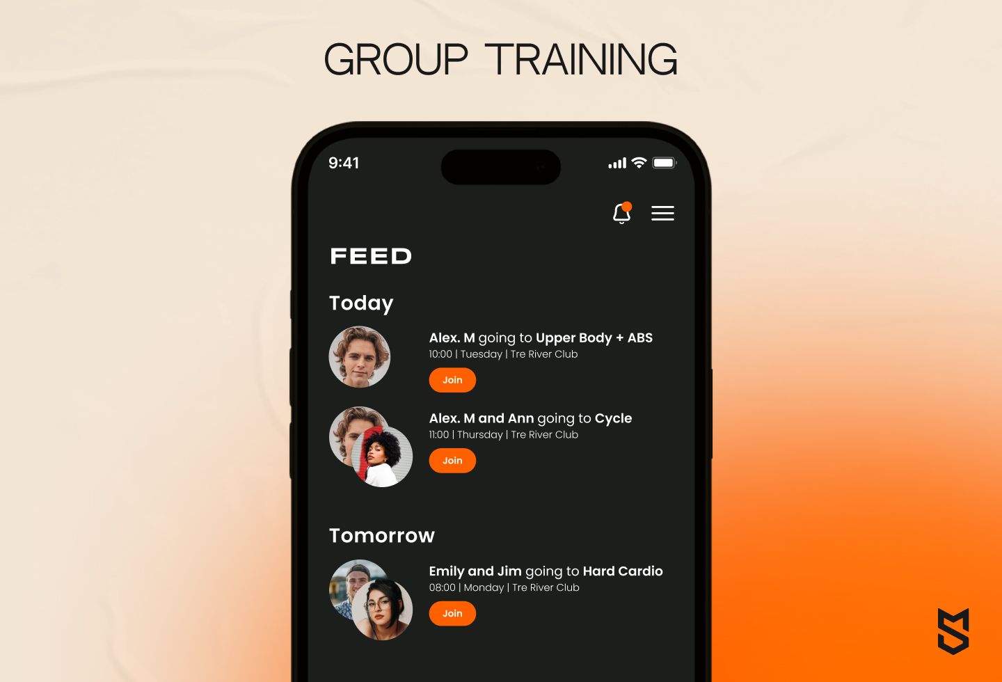 group training feature