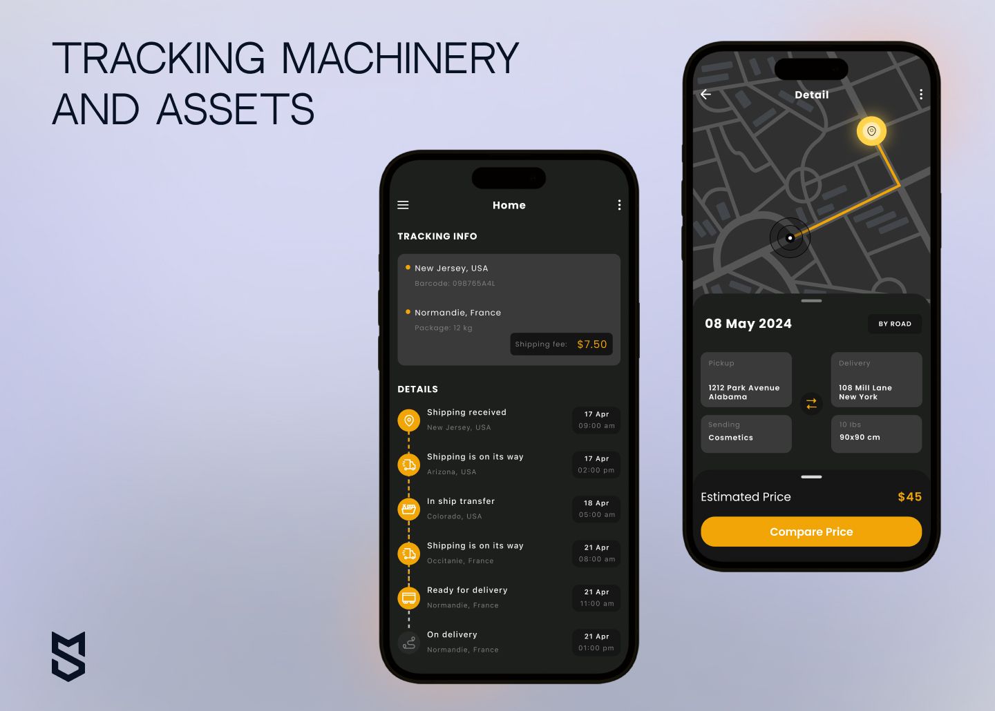 Tracking machinery and assets