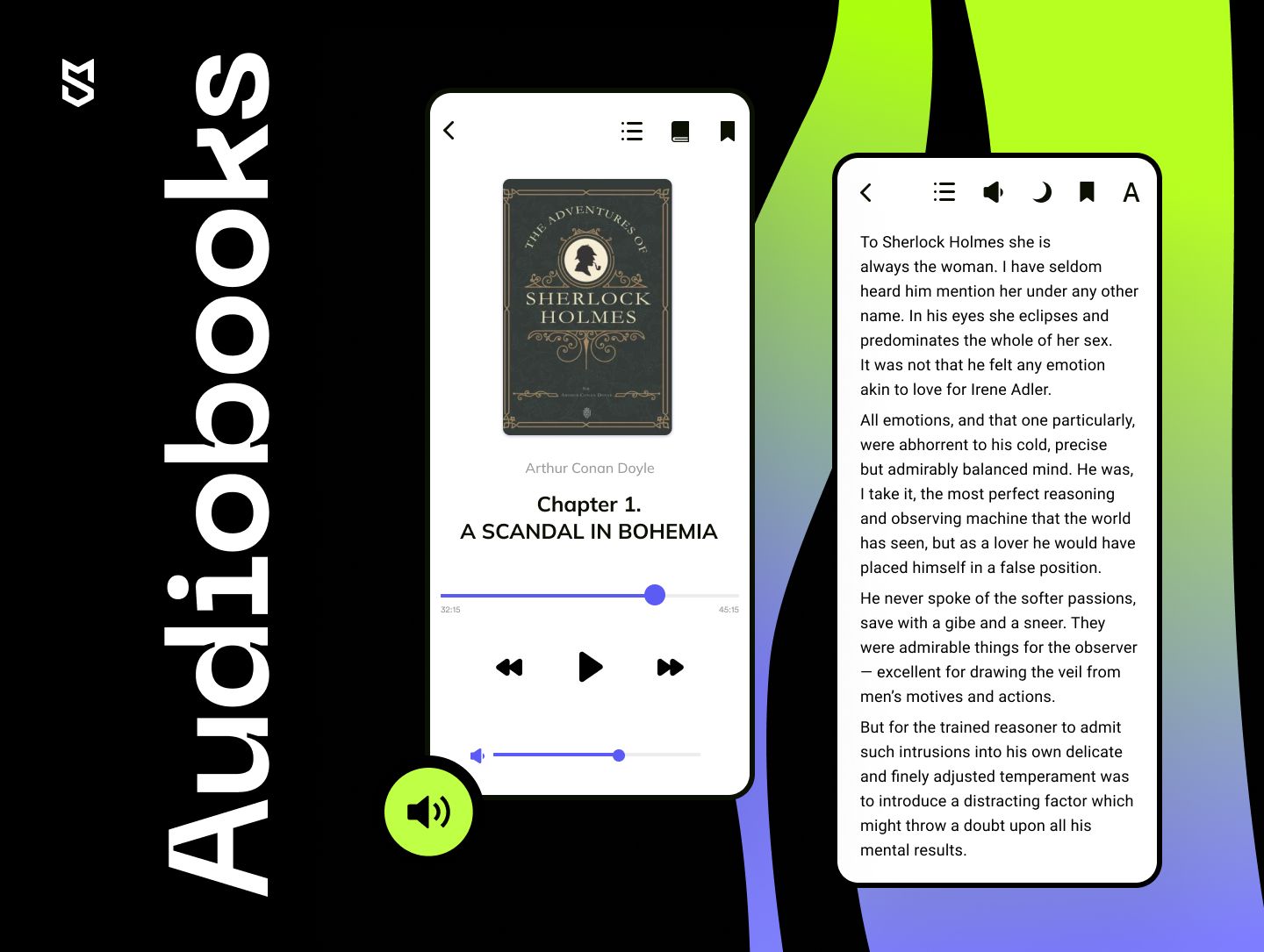 Extra feature: Audiobooks