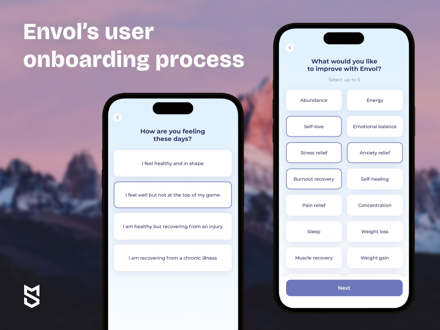 Envol’s user onboarding process