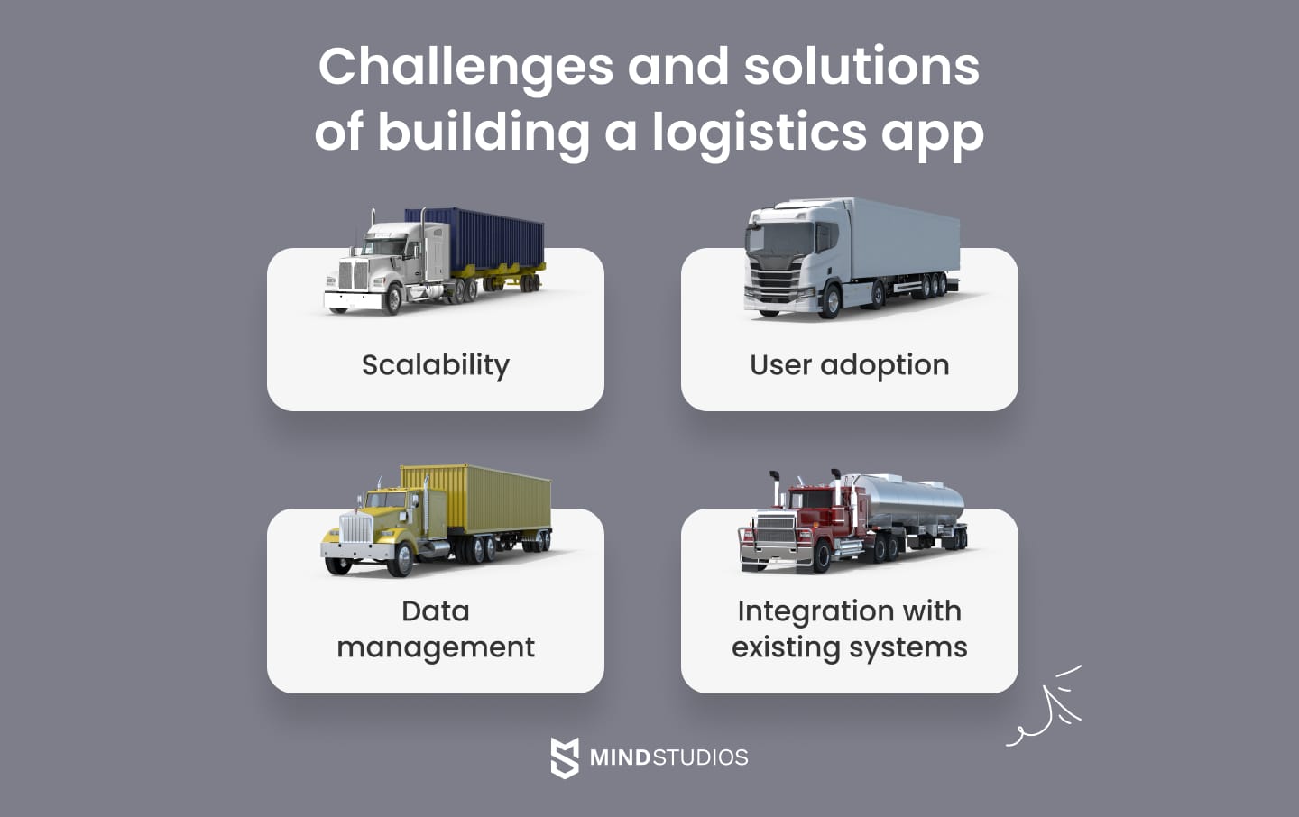 Challenges and solutions of building a logistics app