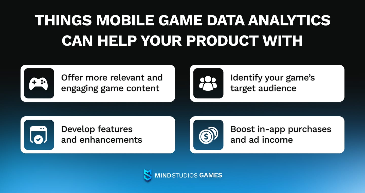 Things mobile game data analytics can help your product with