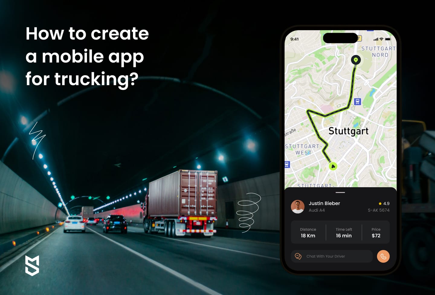 how to develop a mobile app like Uber for trucking?