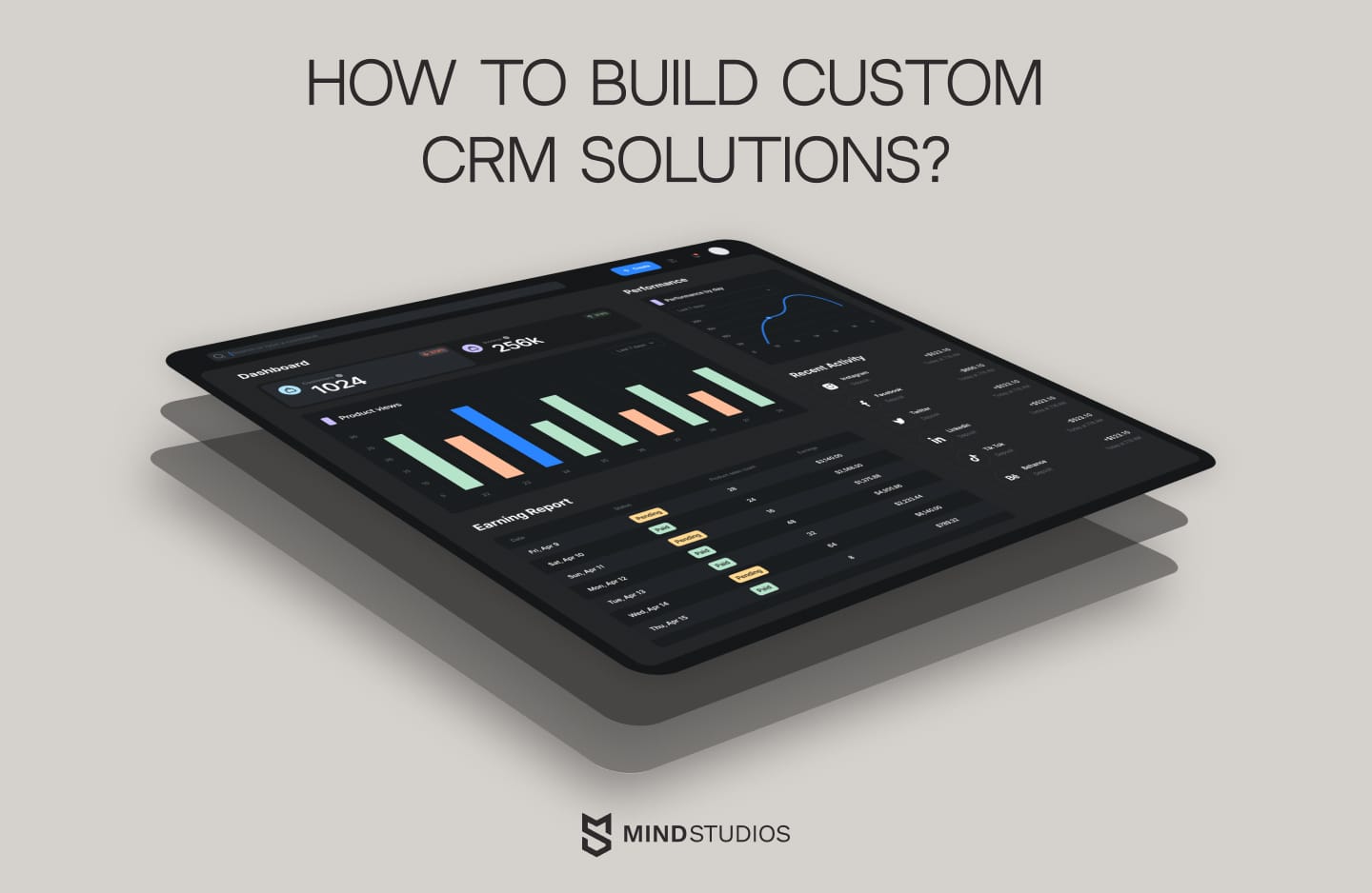 How to build custom CRM solutions.