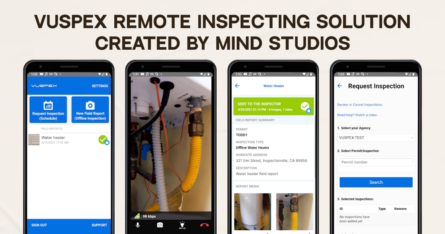 VuSpex remote inspecting solution created by Mind Studios