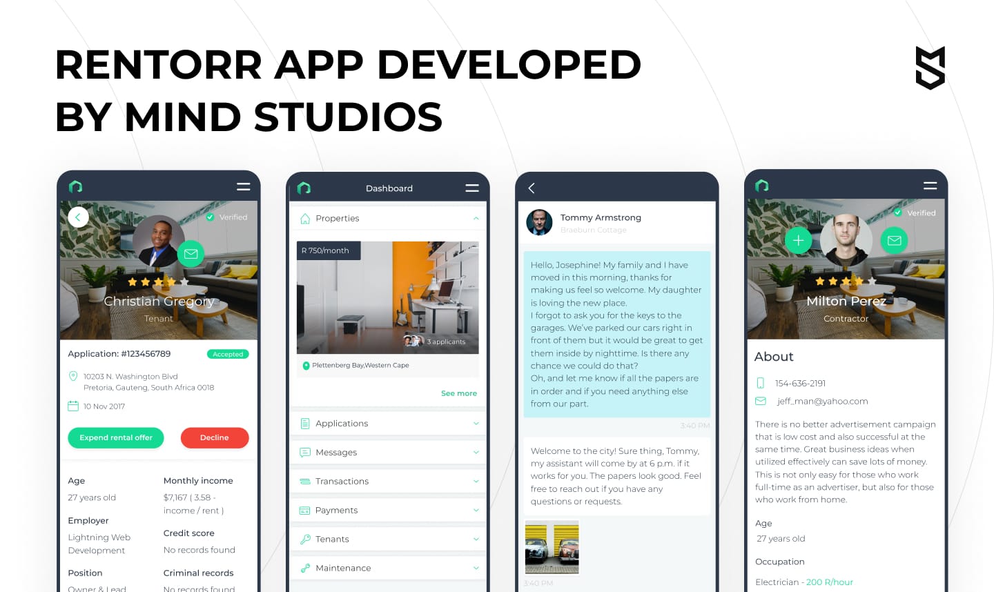 Rentorr app developed by Mind Studios