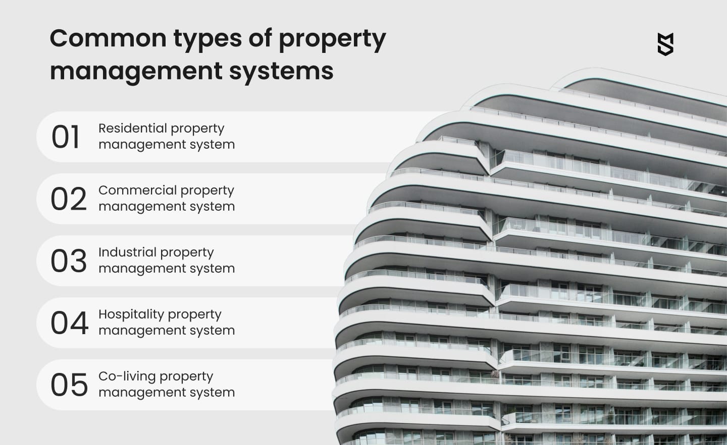 Common types of property management systems