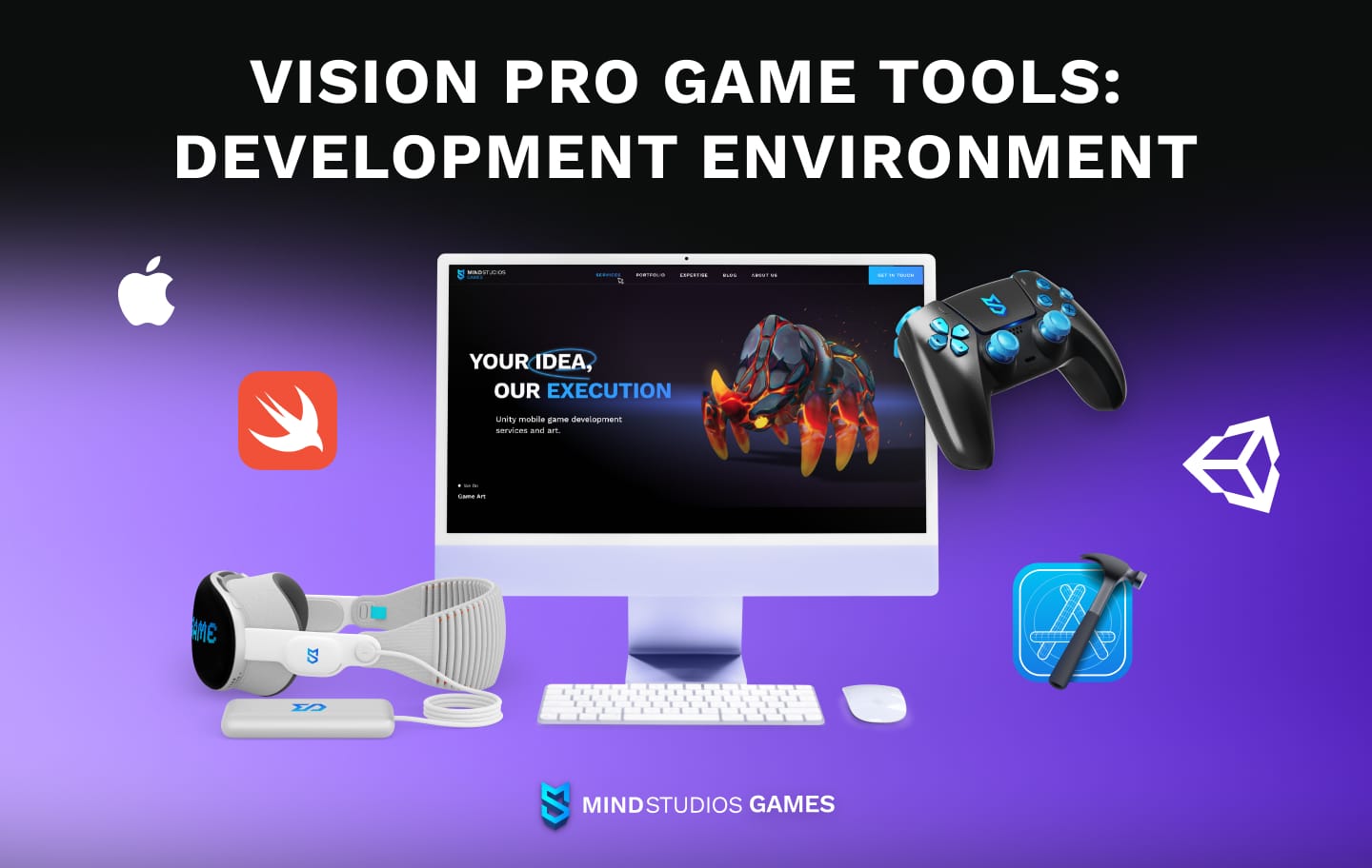 Vision Pro game tools: Development environment