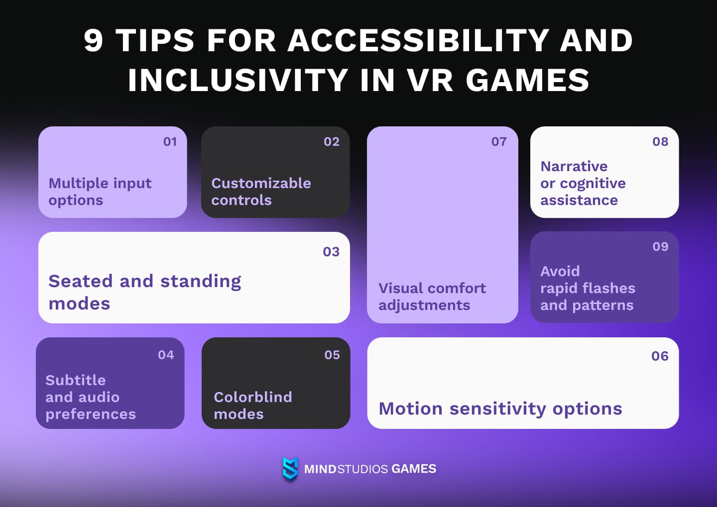 9 tips for accessibility and inclusivity in VR games