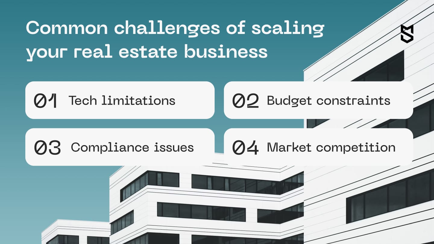 Common challenges of scaling your real estate business