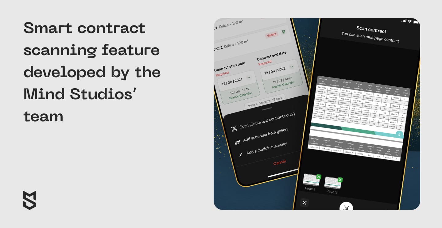 Smart contract scanning feature developed by the Mind Studios’ team