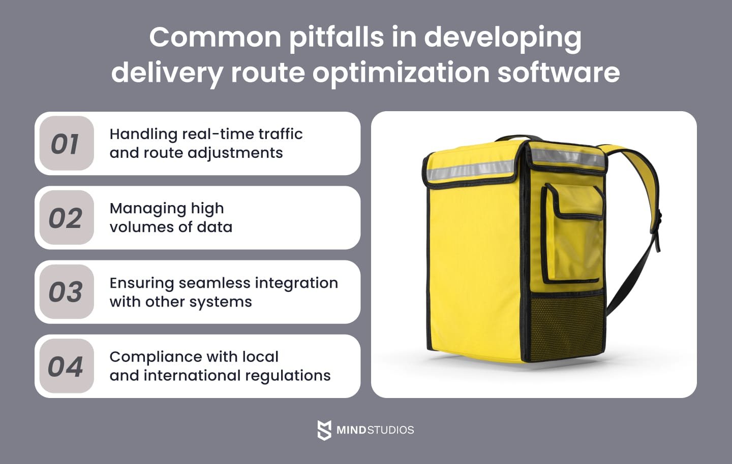 Common pitfalls in developing delivery route optimization software