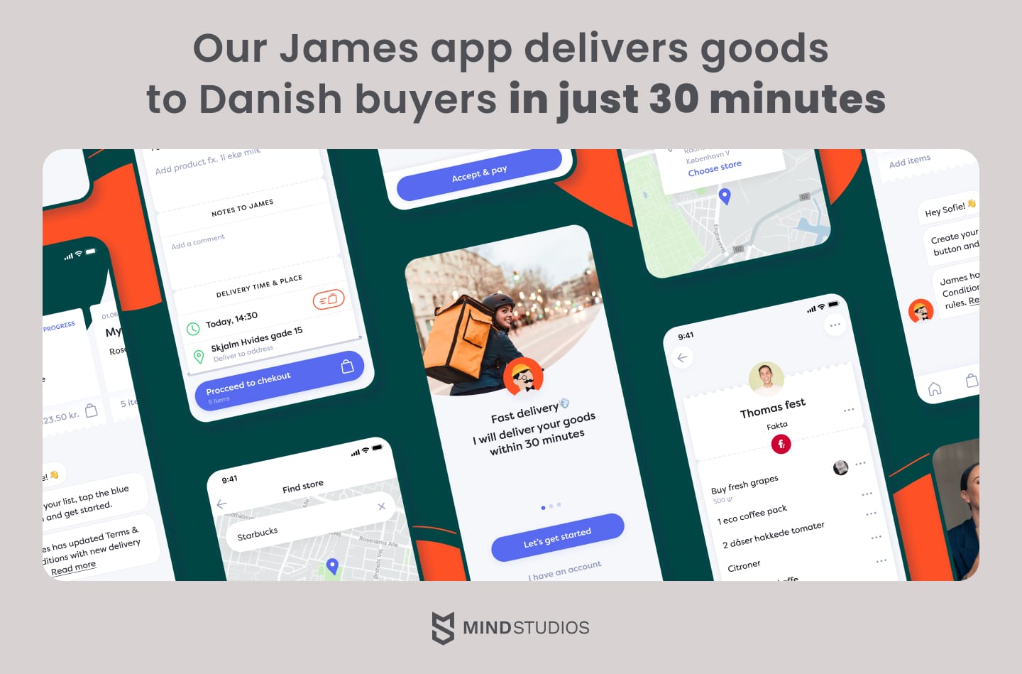 On-demand delivery app for the Danish market