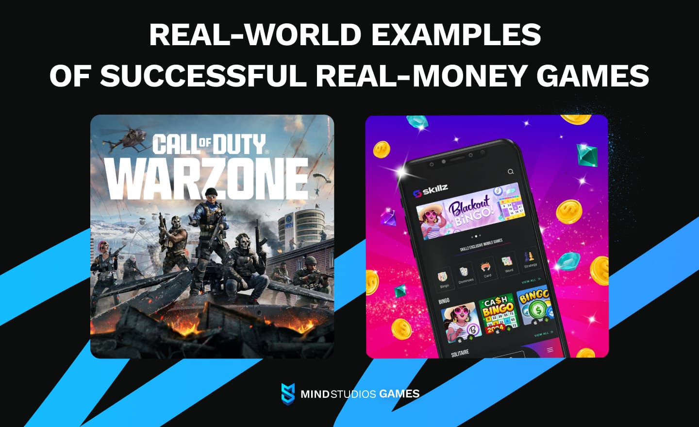 Real-world examples of successful real-money games: Skillz & Call of Duty: Warzone