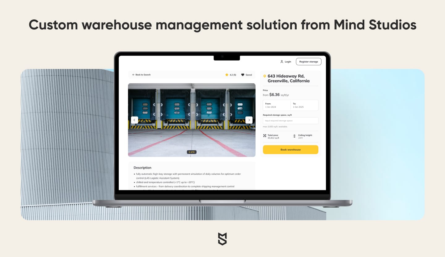 Custom Warehouse Management Solution from Mind Studios