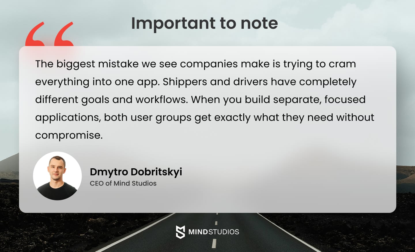 how to develop a trucking app like uber recommendations