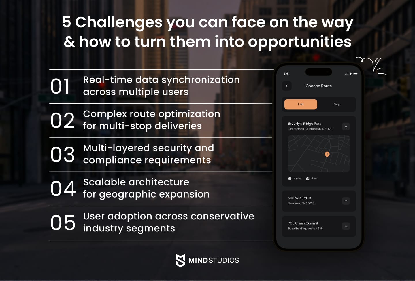challenges in building uber-like trucking app