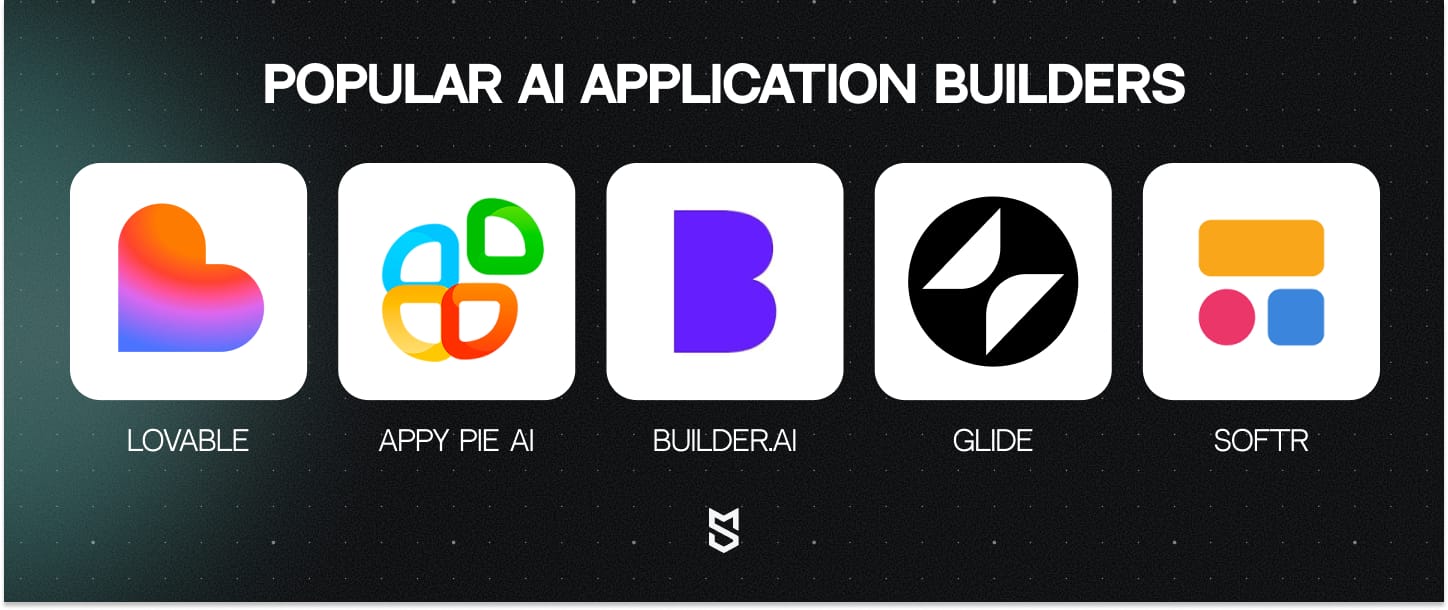Popular AI application builders