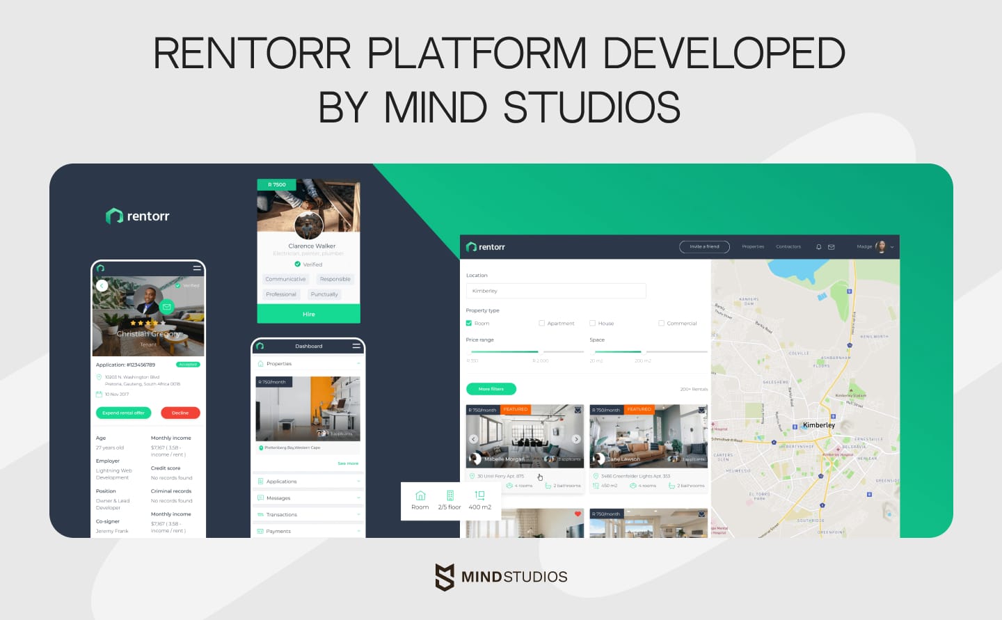 Rentorr platform developed by Mind Studios