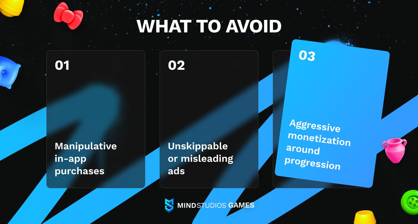 What to avoid