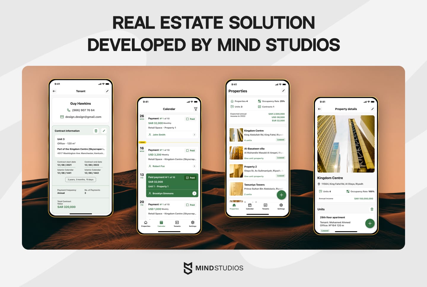 Mind Studios real estate software development case study