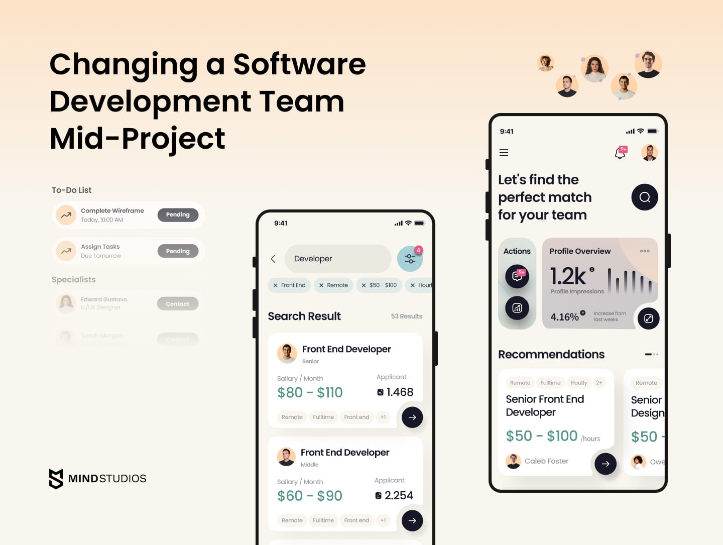 Changing a Software Development Team Mid-Project