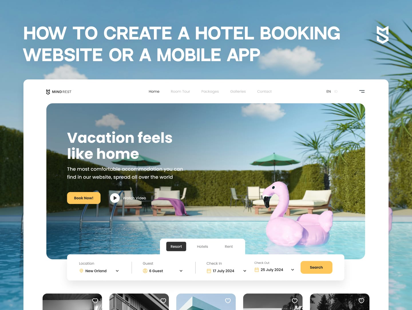 How to Create a Hotel Booking Website or a Mobile App