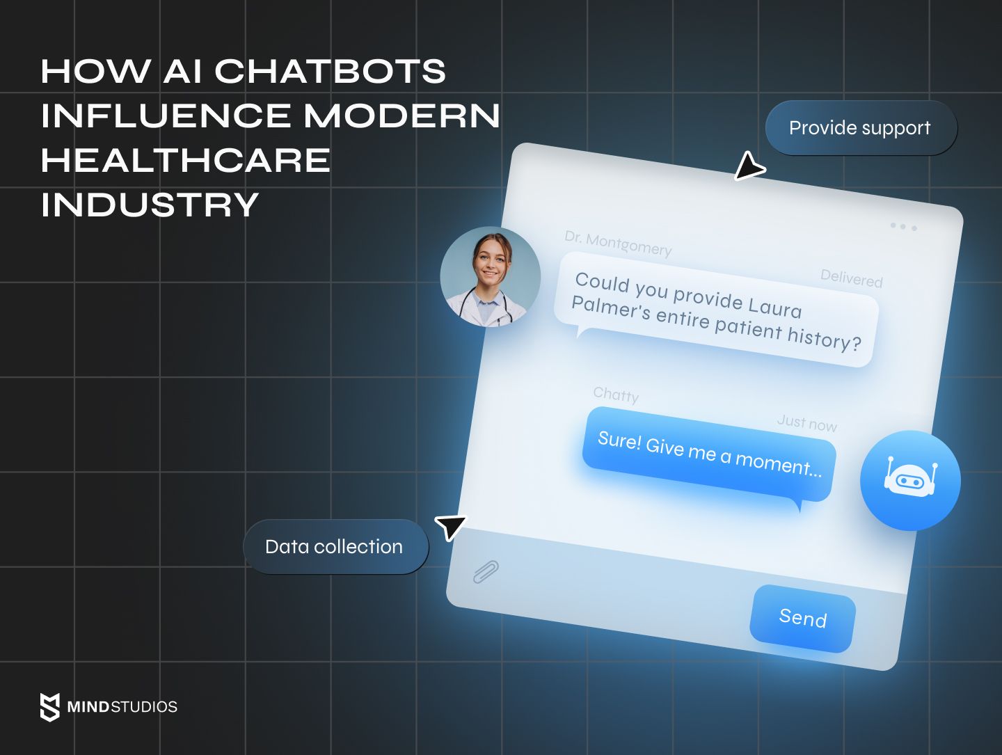 How AI Chatbots Influence Modern Healthcare Industry - Mind Studios