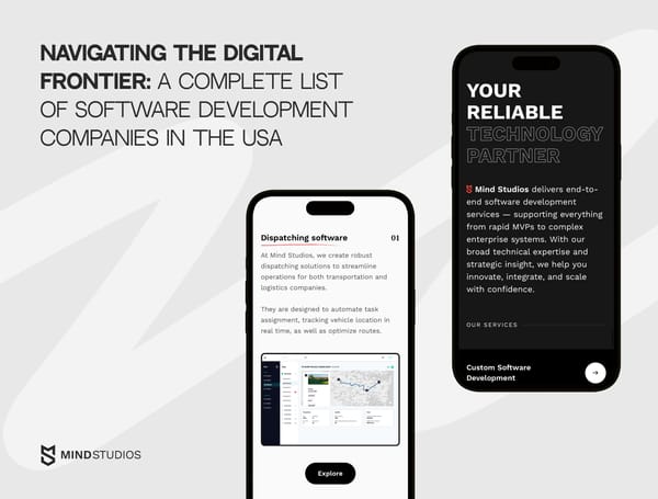 Navigating the Digital Frontier: A Guide to the Top Software Development Companies in the USA